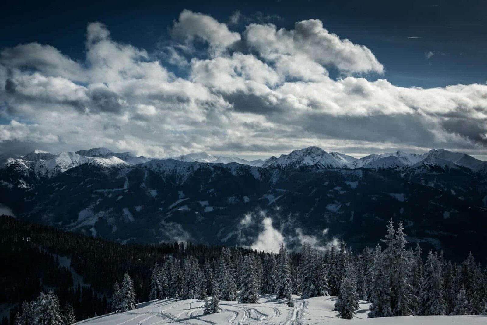 Panoramic view of the Gesäuse National Park Austria