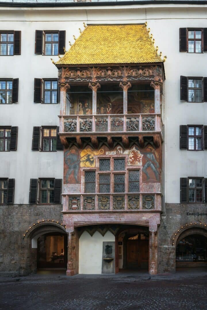 Golden Roof in Innsbruck Old Town - Innsbruck, Tyrol, Austria