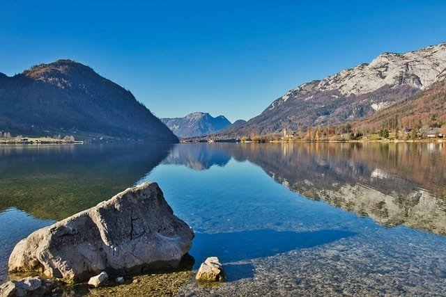 grundlsee, 4k wallpaper 1920x1080, styria