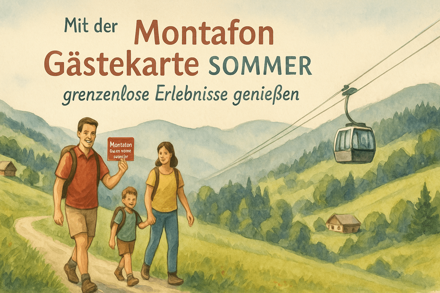 So nachhaltig kann Urlaub sein: Mit der Montafon Gästekarte Sommer grenzenlose Erlebnisse genießen