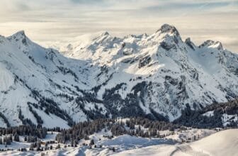 Warth skiing area, Warth, Vorarlberg, Austria