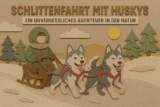 Schlittenfahrt mit Huskys: Ein unvergessliches Abenteuer in der Natur