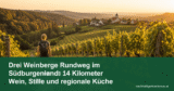 Drei Weinberge Rundweg im Südburgenland: 14 Kilometer Wein, Stille und regionale Küche