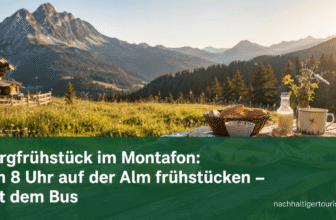 Bergfrühstück im Montafon: Um 8 Uhr auf der Alm frühstücken – mit dem Bus