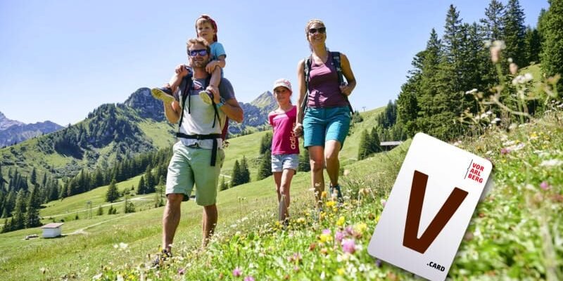 V-CARD Vorarlberg 2026: Alle 98 Ausflugsziele im Überblick